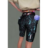ULTRA PRO Kolarki z kieszeniami i odblaskami,  Spodenki typu Biker shorts, Green Storm