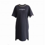 Sukienka T-shirtowa, Tee Dress CWANIARA, Czarny