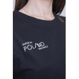 Koszulka bawełniana T-shirt "Made in Poland",  Czarny