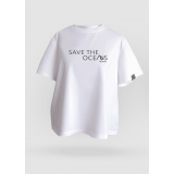 SAVE the OCEANS Koszulka z certyfikowanej bawełny
